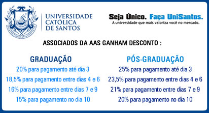 Convênio firmado com a Unisantos